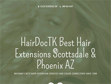 Tablet Screenshot of hairdoctk.com